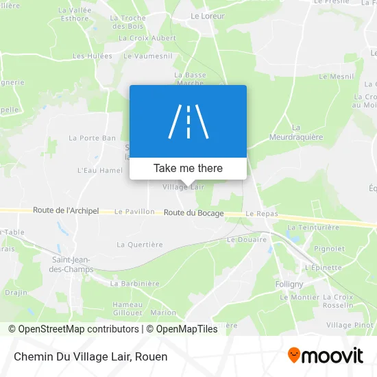 Chemin Du Village Lair map