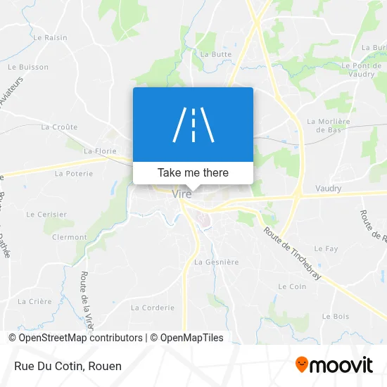 Rue Du Cotin map