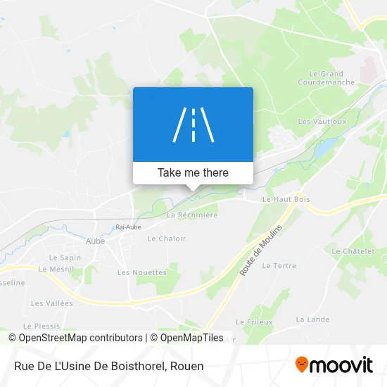 Rue De L'Usine De Boisthorel map