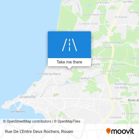 Mapa Rue De L'Entre Deux Rochers