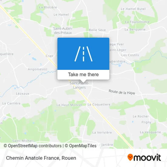 Chemin Anatole France map