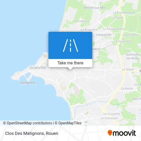 Mapa Clos Des Matignons