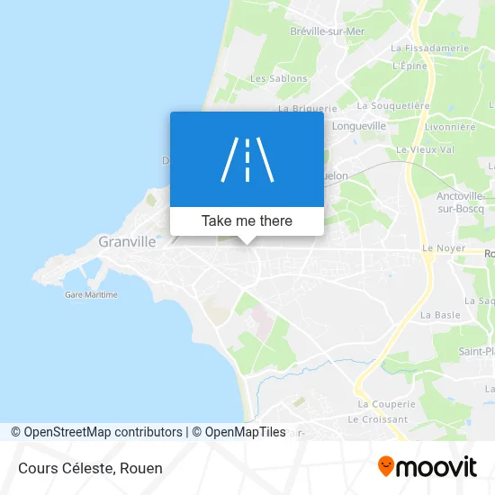 Cours Céleste map