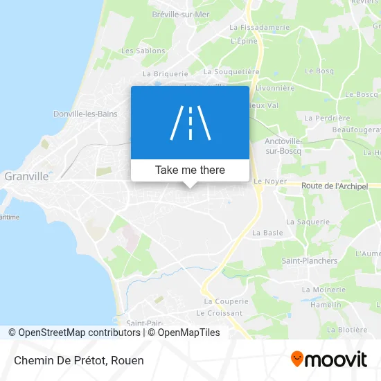Chemin De Prétot map