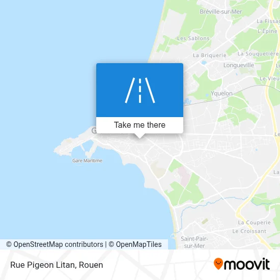 Rue Pigeon Litan map