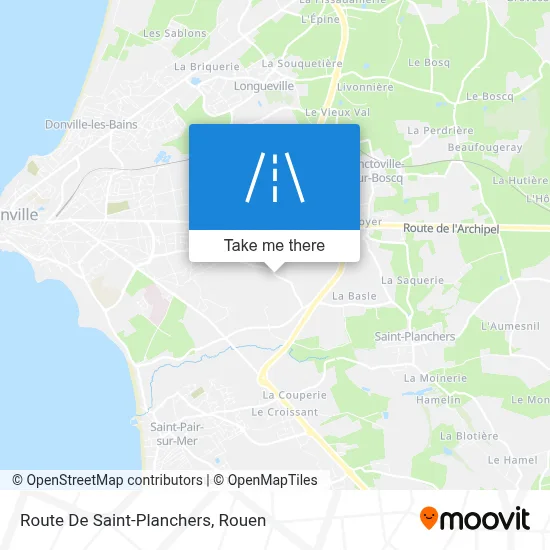 Route De Saint-Planchers map
