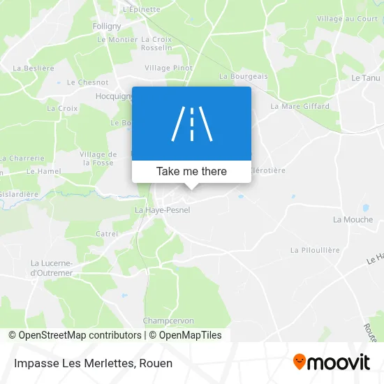 Impasse Les Merlettes map