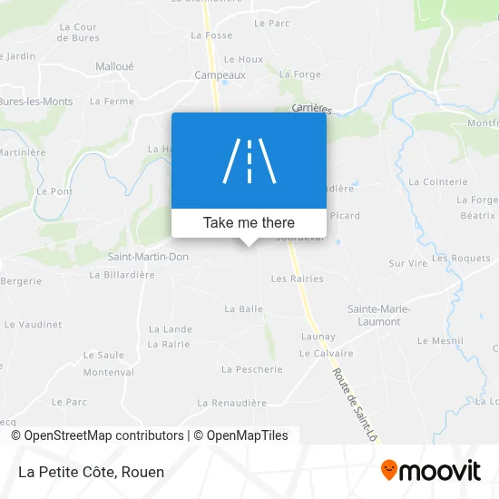 La Petite Côte map