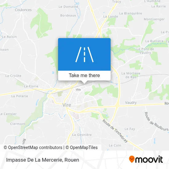Impasse De La Mercerie map