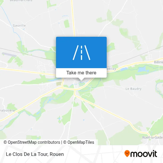 Le Clos De La Tour map