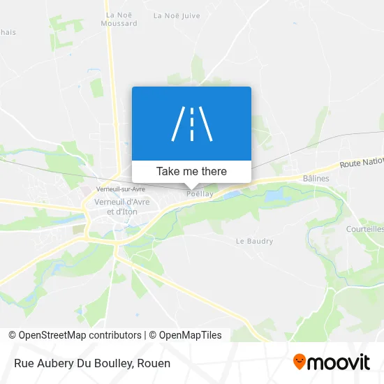 Mapa Rue Aubery Du Boulley