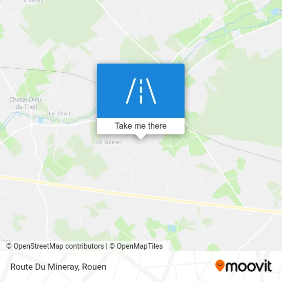 Route Du Mineray map