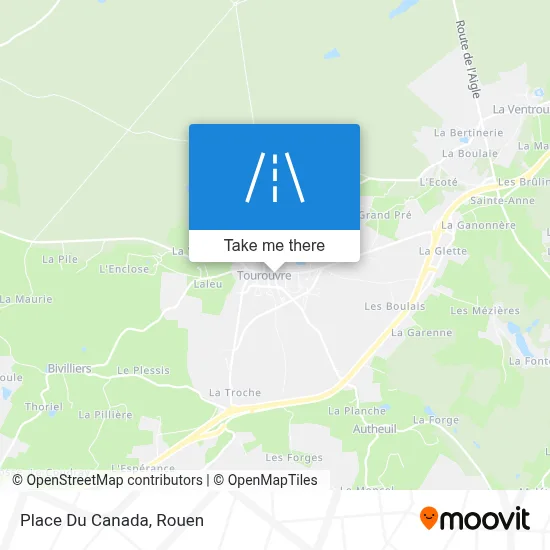Place Du Canada map
