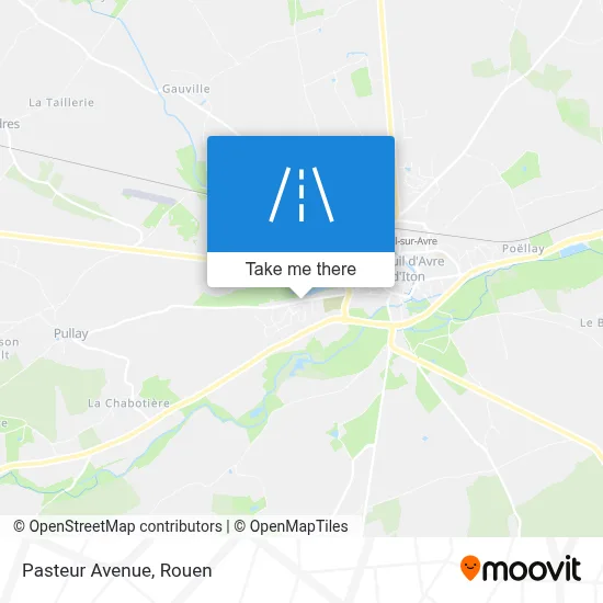 Avenue Pasteur map