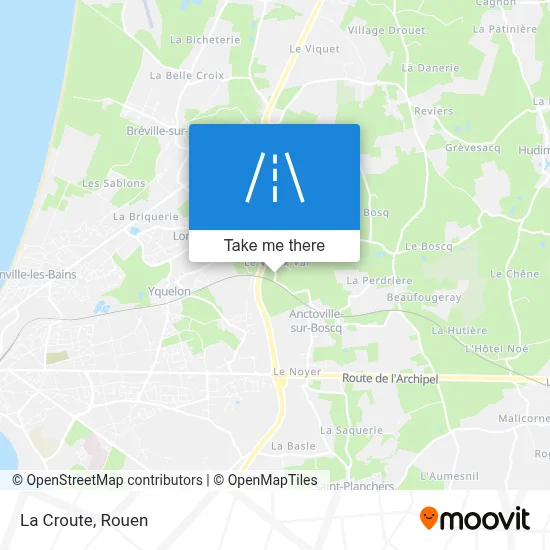La Croute map