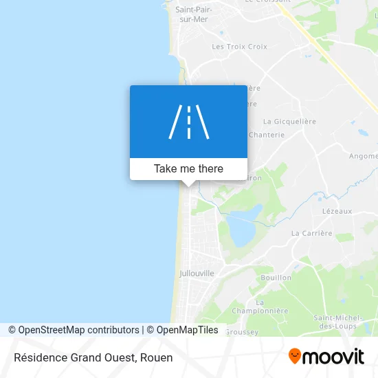 Résidence Grand Ouest map