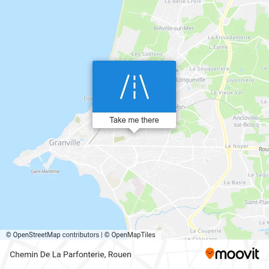 Chemin De La Parfonterie map
