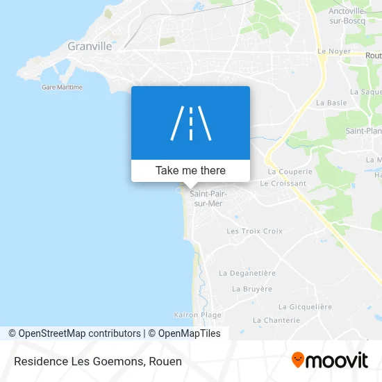 Residence Les Goemons map