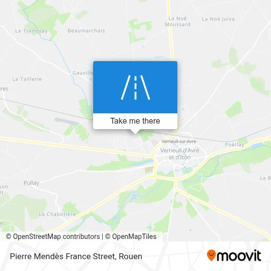 Rue Pierre Mendès France map