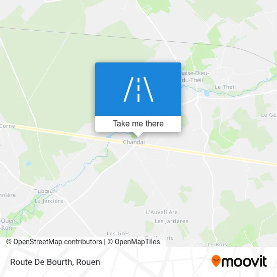 Route De Bourth map