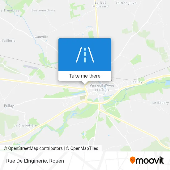 Mapa Rue De L'Inginerie