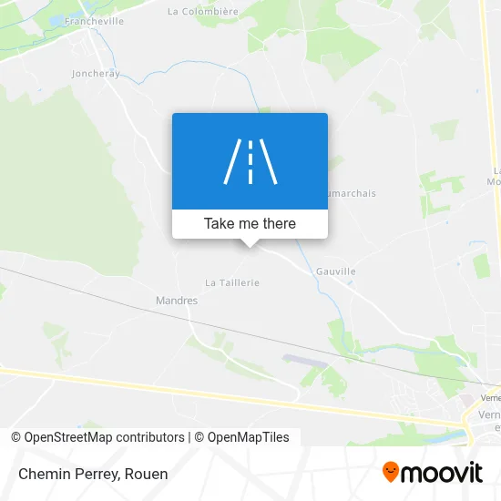 Chemin Perrey map