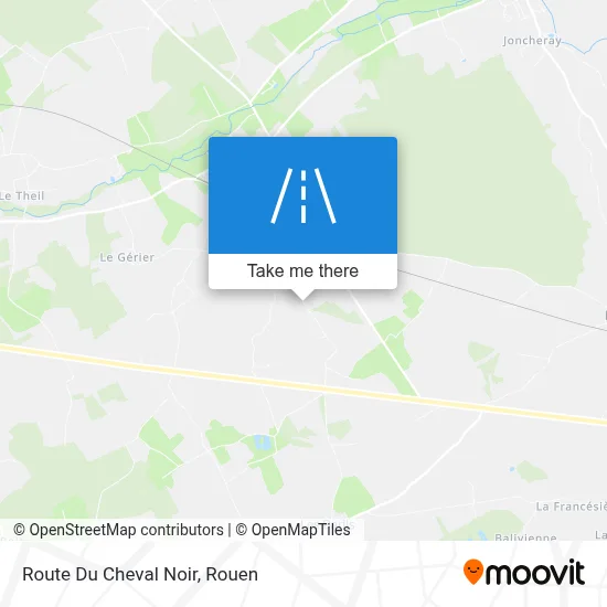 Route Du Cheval Noir map