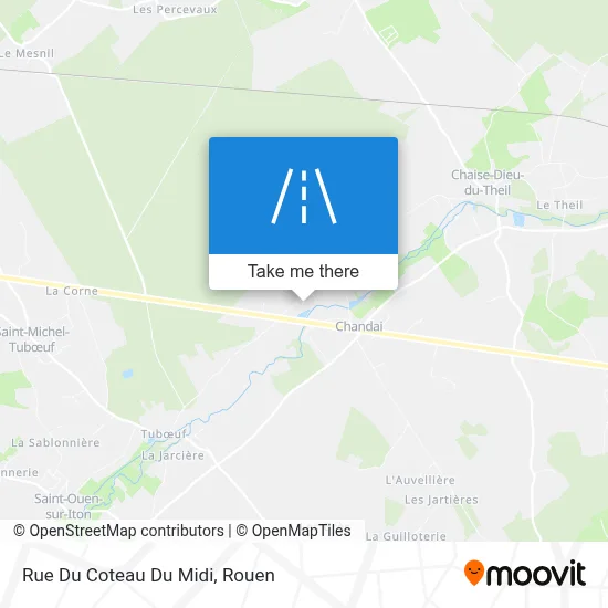 Mapa Rue Du Coteau Du Midi