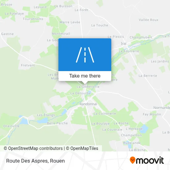 Route Des Aspres map