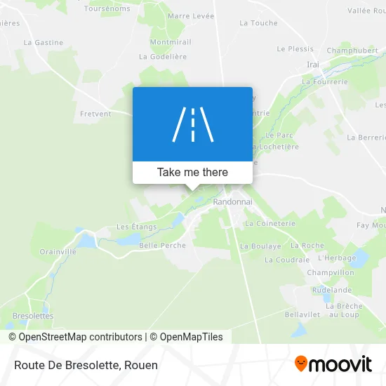 Route De Bresolette map