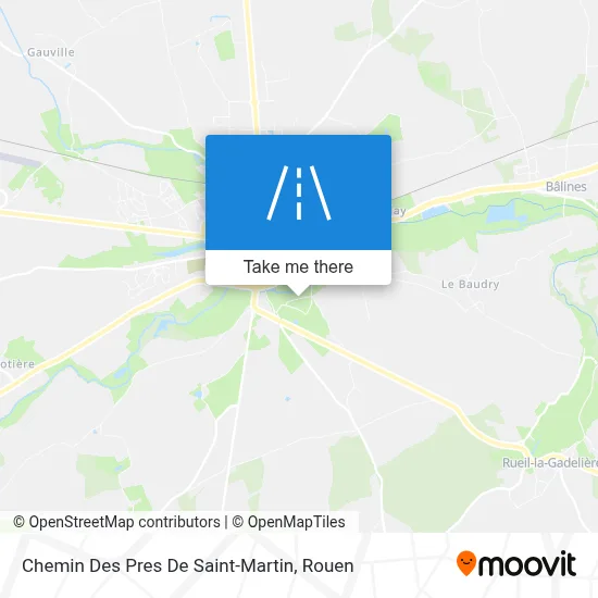 Chemin Des Pres De Saint-Martin map
