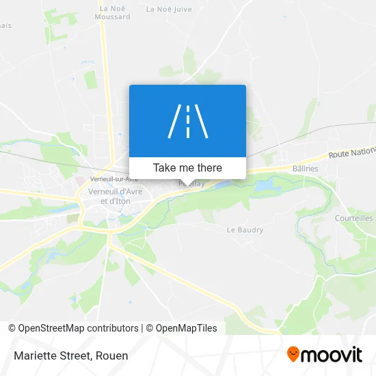 Mapa Rue De La Mariette