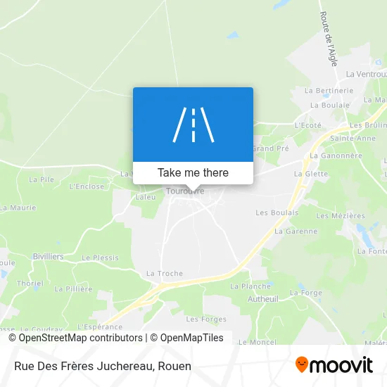 Rue Des Frères Juchereau map