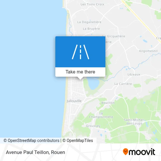 Avenue Paul Teillon map