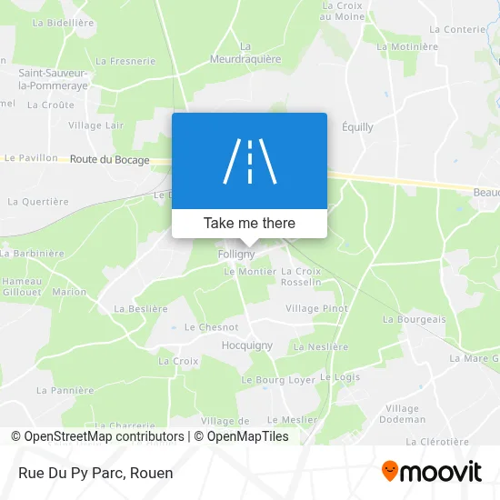 Rue Du Py Parc map