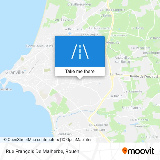Rue François De Malherbe map