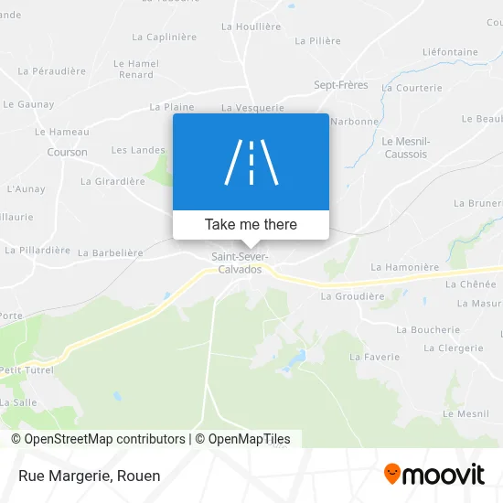Rue Margerie map