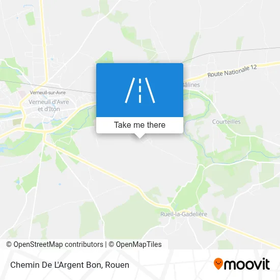 Chemin De L'Argent Bon map