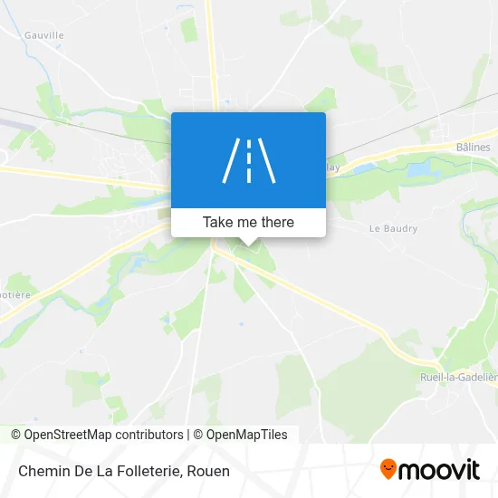 Chemin De La Folleterie map