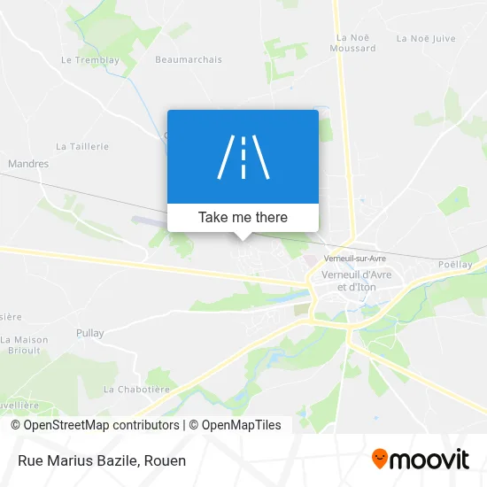 Rue Marius Bazile map