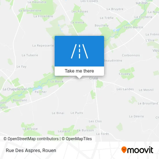 Rue Des Aspres map