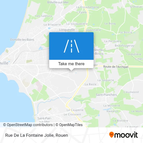 Rue De La Fontaine Jolie map
