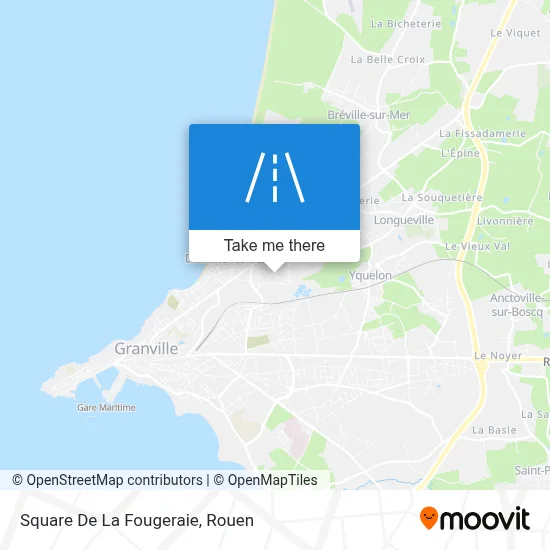 Square De La Fougeraie map