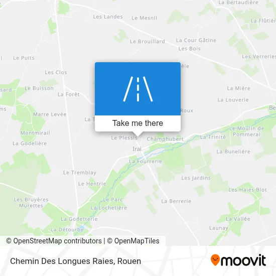 Chemin Des Longues Raies map