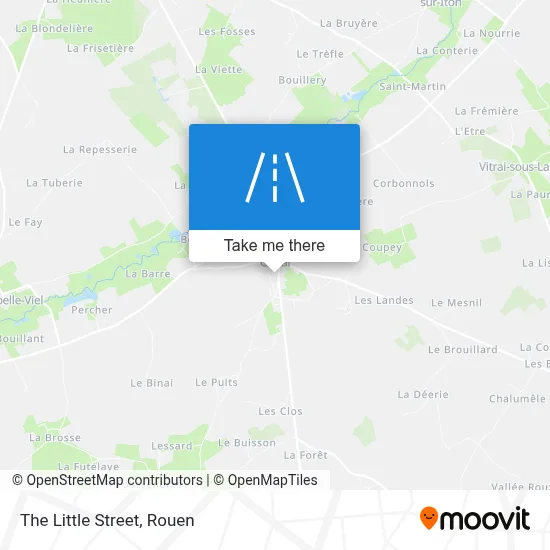La Petite Rue map