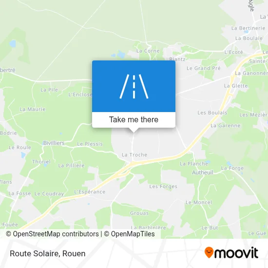 Route Solaire map