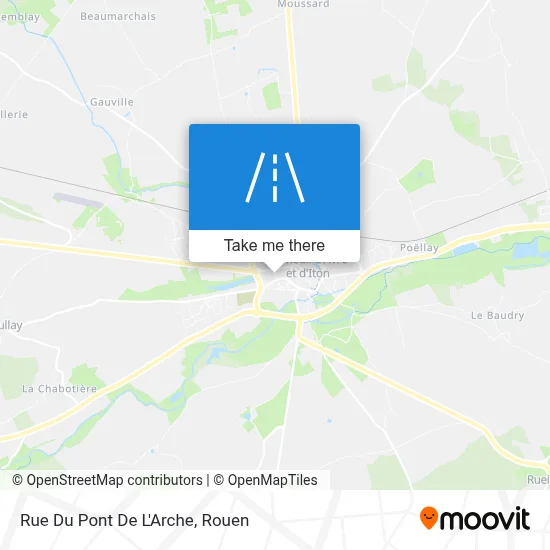 Rue Du Pont De L'Arche map