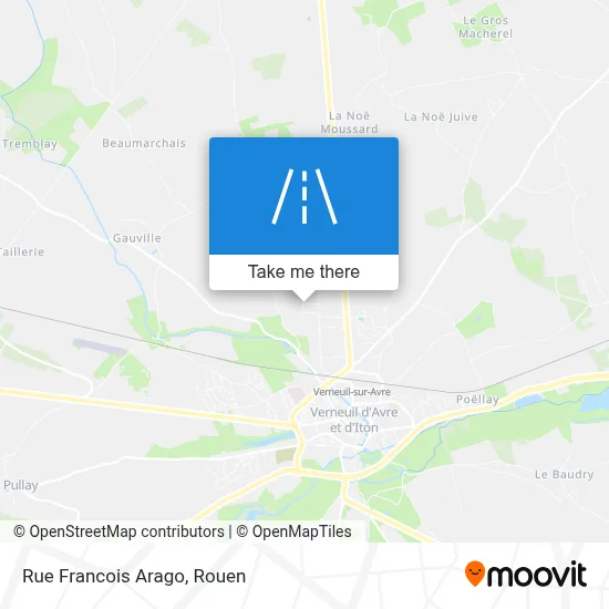 Rue Francois Arago map