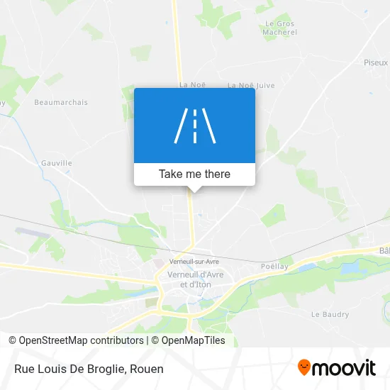 Mapa Rue Louis De Broglie