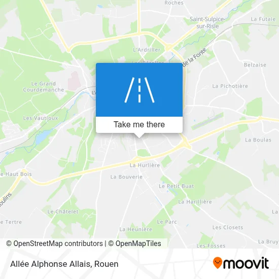 Allée Alphonse Allais map